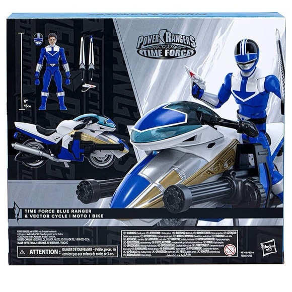 Power Ranger Lightning Collection Blue Ranger with Vector Cycle - Picture 2 of 6
